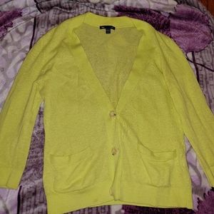 GAP light Neon yellow Wmns sweater, Size small
